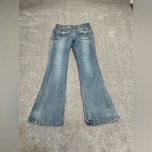 Y2K 2000s grunge streetwear Natasha ladies boot jeans 28 low rise rodeo western